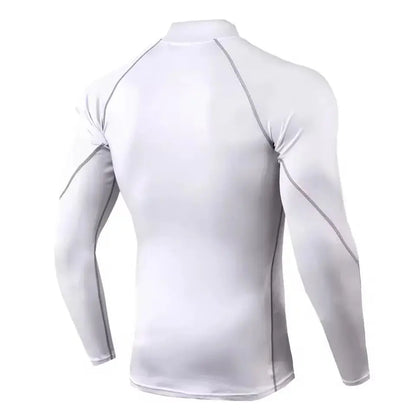 Men Compression Long Sleeve T Shirt Sportswear Male Skinny Tshirt Elastic Track Tracksuit Clothing Gyms Fitness T-shirt For Men NovaCart