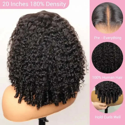 250% Density Burmese Curly Human Hair Wig  13x4 HD Transparent Lace Frontal Wigs Pre Plucked Rem Burmese Human Hair Wigs 28 Inch NovaCart