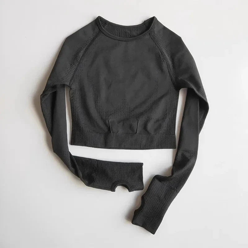 Seamless Yoga Crop Top for Women FitiqueFit