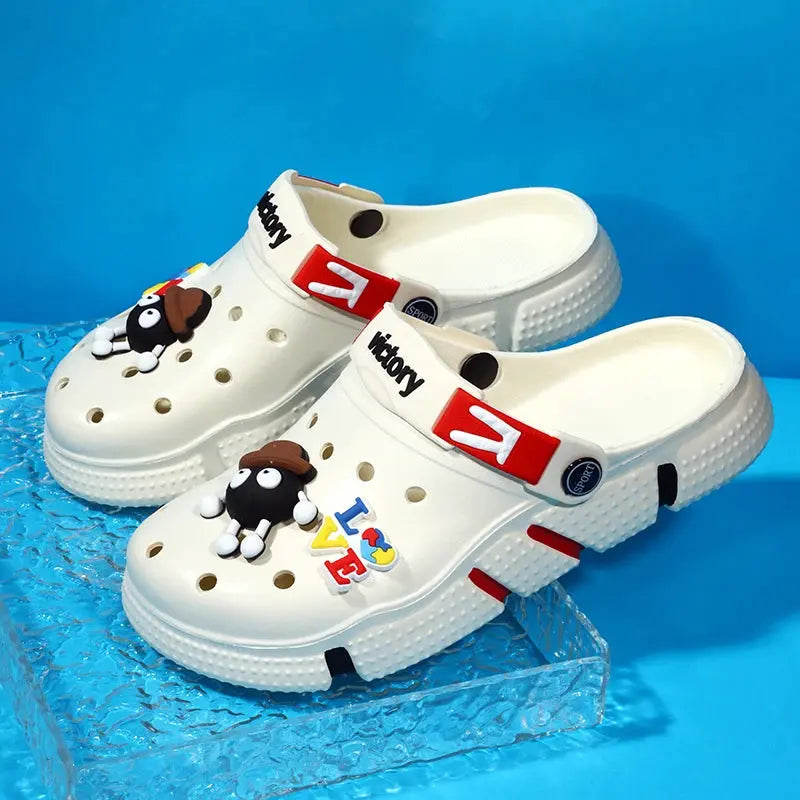 Hole Shoes Men's Summer Ligtweight EVA Trend Home Sandals Clogs Shoes Men Baotou Slippers Outdoor Comfortable Sandals Size 36-50 NovaCart