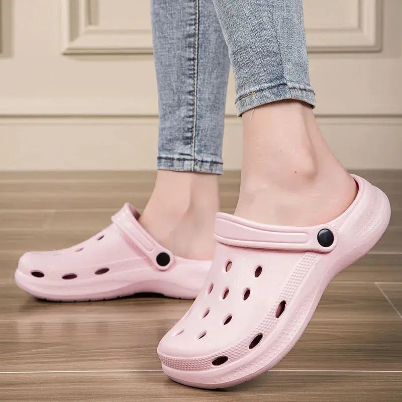 Summer Men Clogs Sandals Men's and Women's Leisure Slippers Beach Slides Home Garden Shoes Outdoor Sandals Plus Size 46 47 48 NovaCart