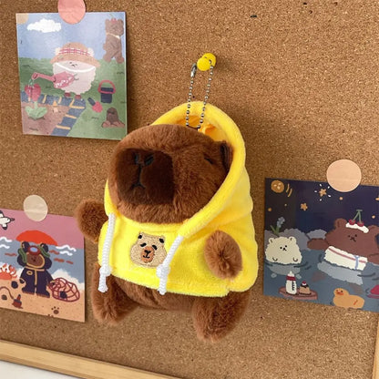 Cute Capybara Plush Toy Hoodie with Wings Simulation Doll Small Size Stuffed Animals Anime Fluffty Toy Birthday Party NovaCart