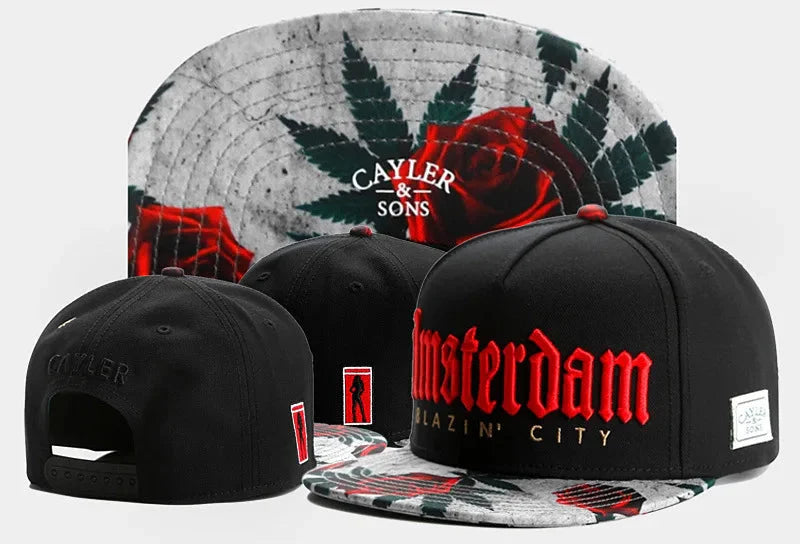 Skull Hand Snapback Hat – Flat Bill Adjustable Baseball Cap FitiqueFit