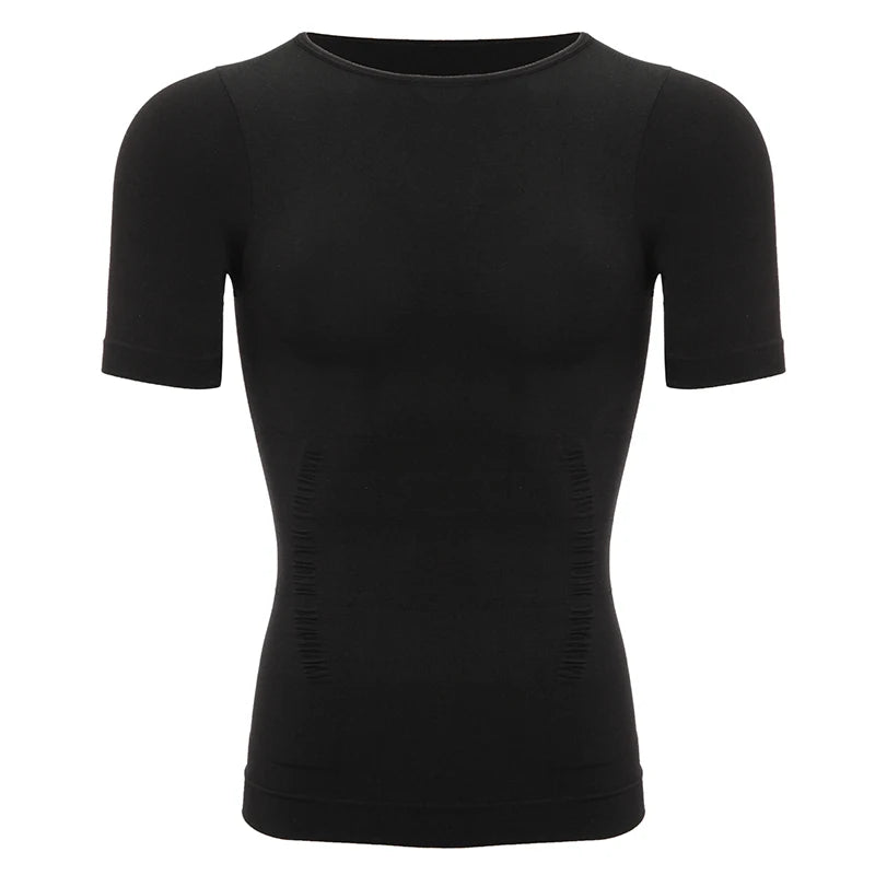 1/2 PCS Men Body Shaper T-Shirt Slimming Shapewear Corrective Posture Belly Control Compression Man Modeling Underwear Corset NovaCart