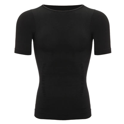 1/2 PCS Men Body Shaper T-Shirt Slimming Shapewear Corrective Posture Belly Control Compression Man Modeling Underwear Corset NovaCart