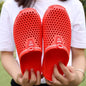 Summer Couple Breathable Half Slippers Men Outdoor Baotou Hole Sandals Beach Flip-flops Men's Casual Flip-flops Platform Sandals NovaCart