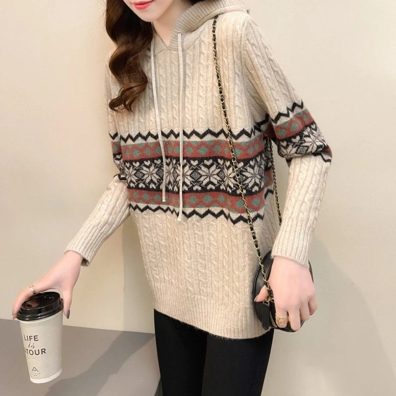 Hoodies Sweatshirt For Women Baggy Sweater Long Sleeve Korean Fashion High Quality Coat Emo Loose Ethnic Style Woman Hooded Tops NovaCart