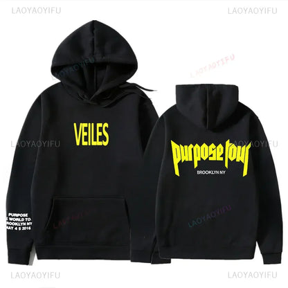 Hoodies Men Justin Bieber Purpose Tour fashion Print Hip Hop Streetwear Fleece Warm Hoody Men Women Pullover Hoodie Sweatshirt NovaCart