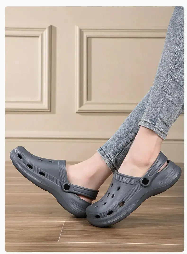 Summer Men Clogs Sandals Men's and Women's Leisure Slippers Beach Slides Home Garden Shoes Outdoor Sandals Plus Size 46 47 48 NovaCart