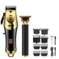 T9 Vintage Men's Electric Hair Clipper Beard Trimmer/Rechargeable Hair Cutting Machine With Nose Hair Trimmer Kit Boyfriend Gift NovaCart
