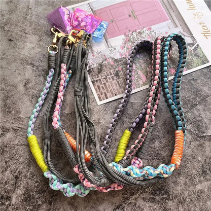 Lanyard Strap for Phone Charm Handmade Bag Body Kit Contrasting Colors Rope Hang Mobile Phone Strap Crossbody Accessories Chain NovaCart