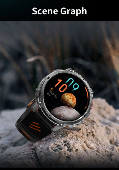 2026 New T-Rex3 Pro 1100mAh Battery Smart Watch GPS path 5ATM Waterproof Sports Run tracker Outdoors Compass Military Smartwatch NovaCart