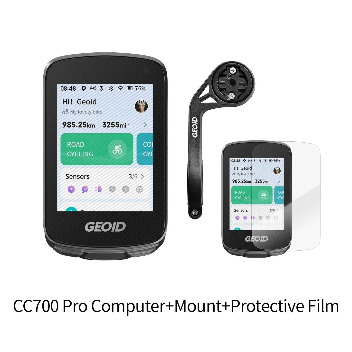 GEOID CC700 Pro Bicycle Computer 2.8-Inch Touchscreen GPS Bike Speedometer with Map Navigation for Cycling Odometer Pi-Mart