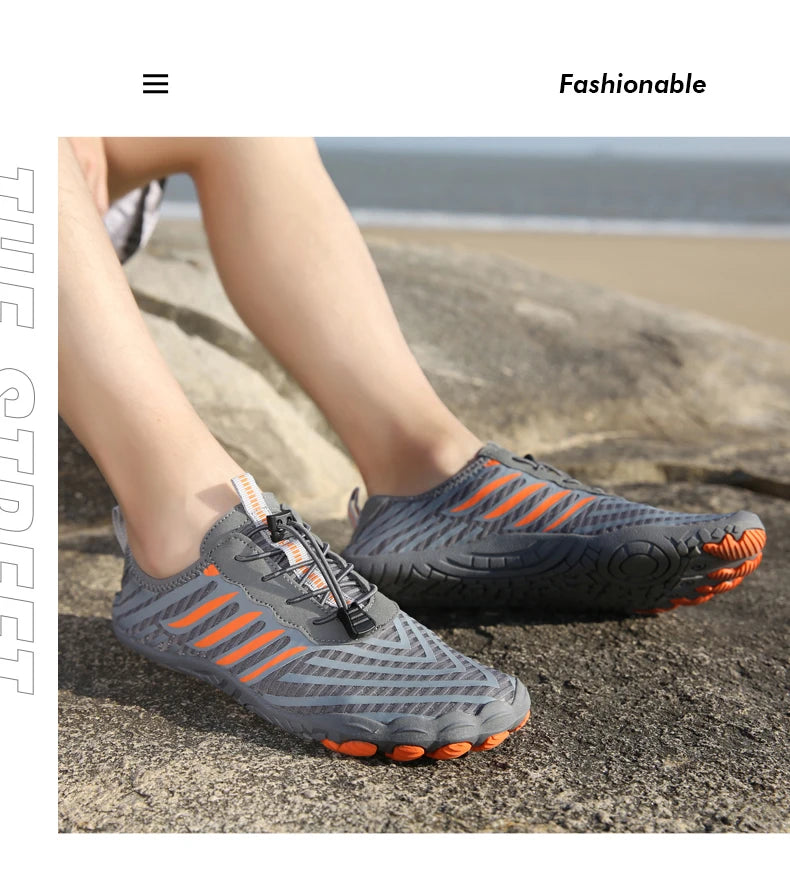 ALIUPS Water Shoes for Women Men Barefoot Shoe Beach Shoes Upstream Breathable Sport Shoe Quick Dry River Sea Aqua Sneakers NovaCart