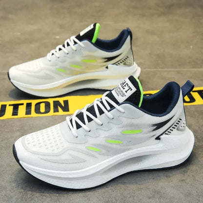 Men's Breathable Sports Shoes Spring New Mesh Casual Fashion Versatile Trendy Men's Shoes Summer Running Shoes Suitable for Outdoor Sports NovaCart