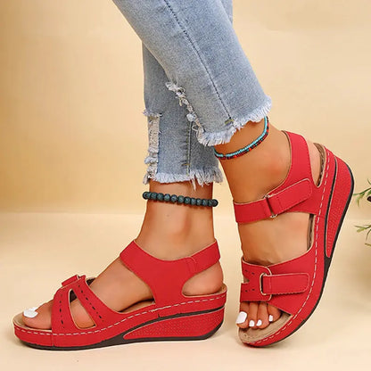 Shoes Women Sandals Fashion Wedge Ladies Shoes Party Women's Sandals Huaraches Elegant Footwear Zapatos De Mujer Female NovaCart