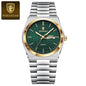 POEDAGAR Top Exquisite Male Watch Stainless Steel Waterproof Luminous Fashion Quartz Men's Watches Date Week Wristwatch For Men NovaCart