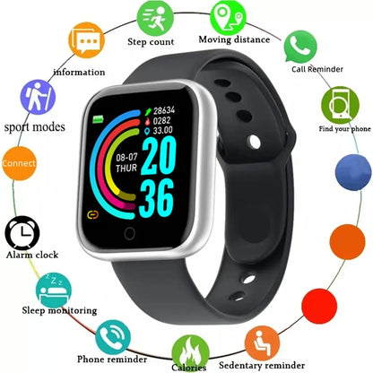 Smartwatch Men Women Wristwatches Smart Watch Message Fitness Monitor Bracelet Birthday Gift Electronic Clock For Android IOS NovaCart