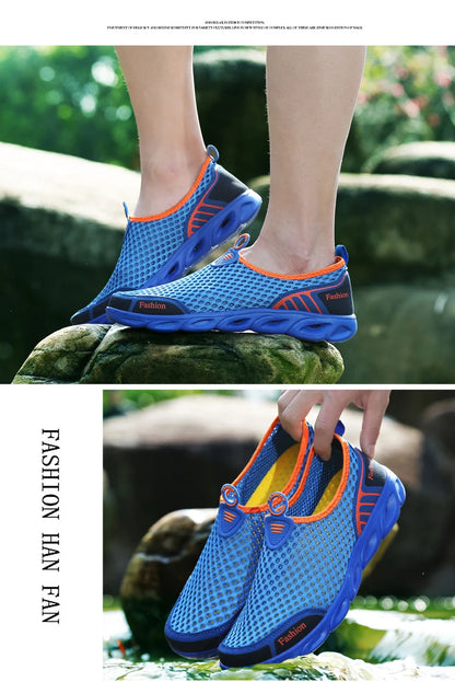 Fashion Casual Shoes Lightweight Summer Breathable Men Shoes Outdoor Comfortable Women Footwear Male Ladies Walking Shoes 36-45 NovaCart