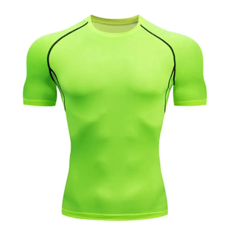 Men's T Shirt Outdoor Training Fitness Gym Jogging Running Sweatshirt Bat/-Man Compression Shirts Tight Elastic Breathable NovaCart