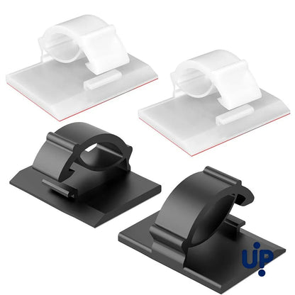 30pcs Cable Organizer Clips Cord Holder Desktop Workstation Wire Manager USB Charging Data Line Bobbin Winder Cable Management Pi-Mart