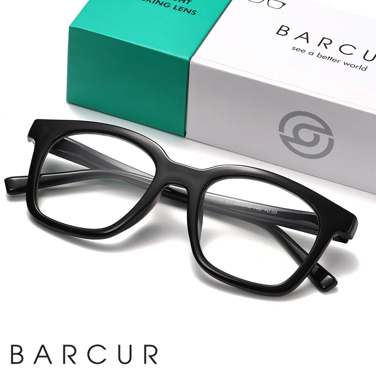 BARCUR Fashion Retro Leopard Pattern Women's Presbyopia Glasses Durable Multi-Degree PC Rectangular Small Frame with Transparent Acrylic Lenses for Reading or Work Stevvex