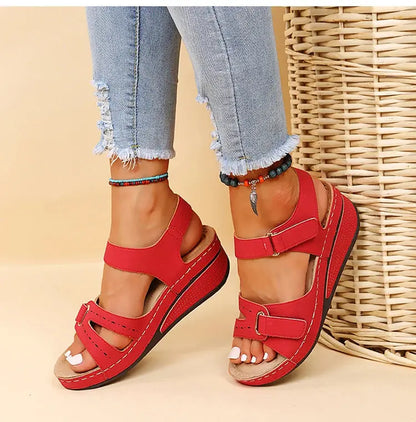 Shoes Women Sandals Fashion Wedge Ladies Shoes Party Women's Sandals Huaraches Elegant Footwear Zapatos De Mujer Female NovaCart