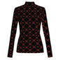 Woman Clothes Korean Moon Print Long Sleeve T-Shirt Fashion Casual Layered Sun Protection Top Ice Silk Basic Tee Spring Autumn NovaCart