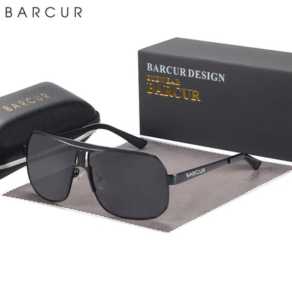 BARCUR Polarized Sports Sunglasses for Men Fashionable Fishing Driving Hiking and Outdoor Eyewear UV400 Protection Gradient Lenses Stevvex