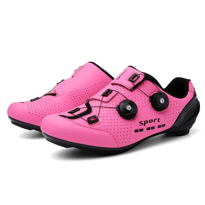 Road Cycling Shoes Man Breathable Summer Self-Locking Cleat Non-slip Bicycle Shoe Men Spd Racing Sneaker Lightweight NovaCart