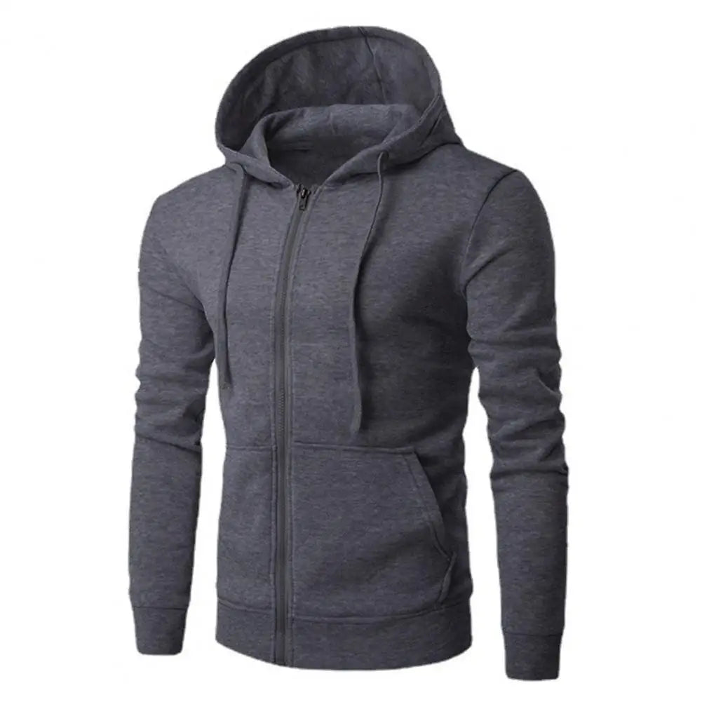 Autumn Men Sweatshirts Long Sleeve Jacket Hoodie Zipper Closure Jacket Male Hoodies Sweatshirt Slim Fit Male Clothing NovaCart