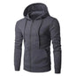 Autumn Men Sweatshirts Long Sleeve Jacket Hoodie Zipper Closure Jacket Male Hoodies Sweatshirt Slim Fit Male Clothing NovaCart
