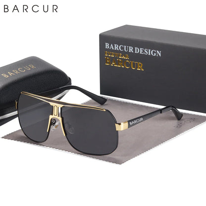 BARCUR Polarized Sports Sunglasses for Men Fashionable Fishing Driving Hiking and Outdoor Eyewear UV400 Protection Gradient Lenses Stevvex