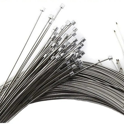 10/5/3/1PC 2M MTB Bicycle Brake Line Bicycle Speed Line Fixed Gear Shifter Gear Brake Cable Set Core Inner Wire MTB Road Bike Pi-Mart