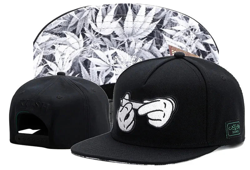 Classic Snapback Hat – Flat Bill Adjustable Baseball Cap FitiqueFit