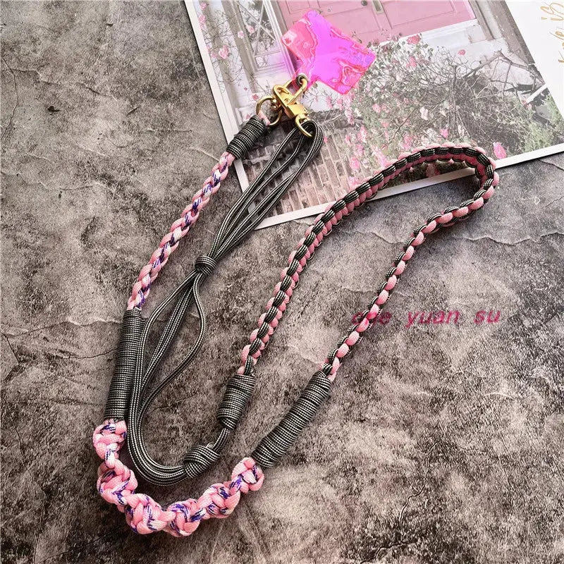 Lanyard Strap for Phone Charm Handmade Bag Body Kit Contrasting Colors Rope Hang Mobile Phone Strap Crossbody Accessories Chain NovaCart