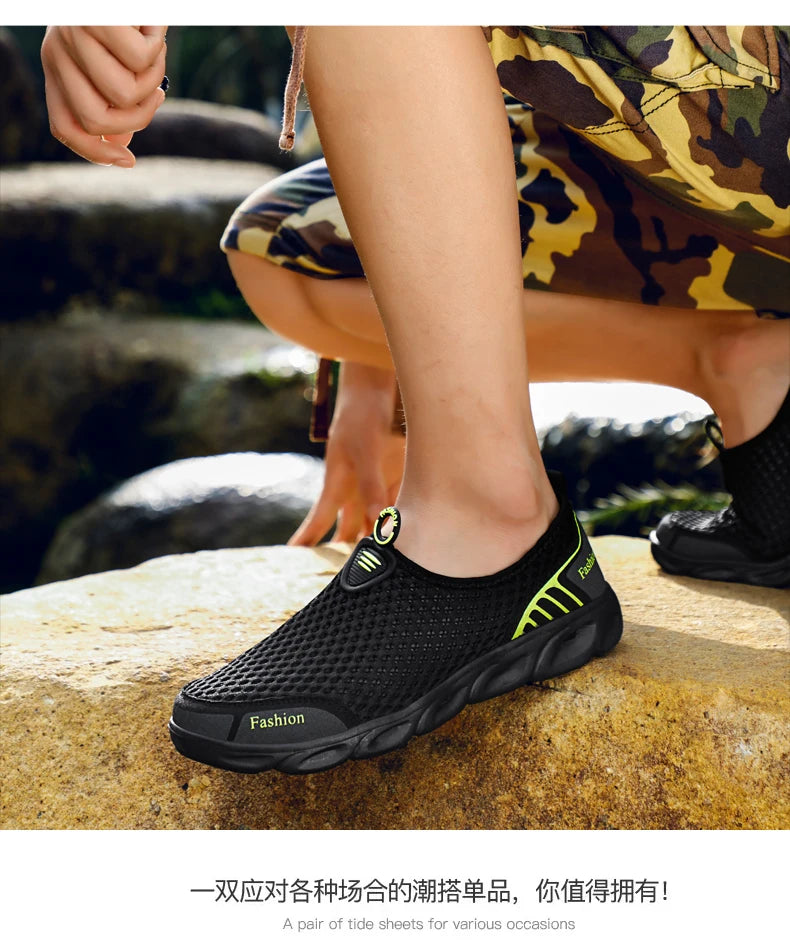Fashion Casual Shoes Lightweight Summer Breathable Men Shoes Outdoor Comfortable Women Footwear Male Ladies Walking Shoes 36-45 NovaCart