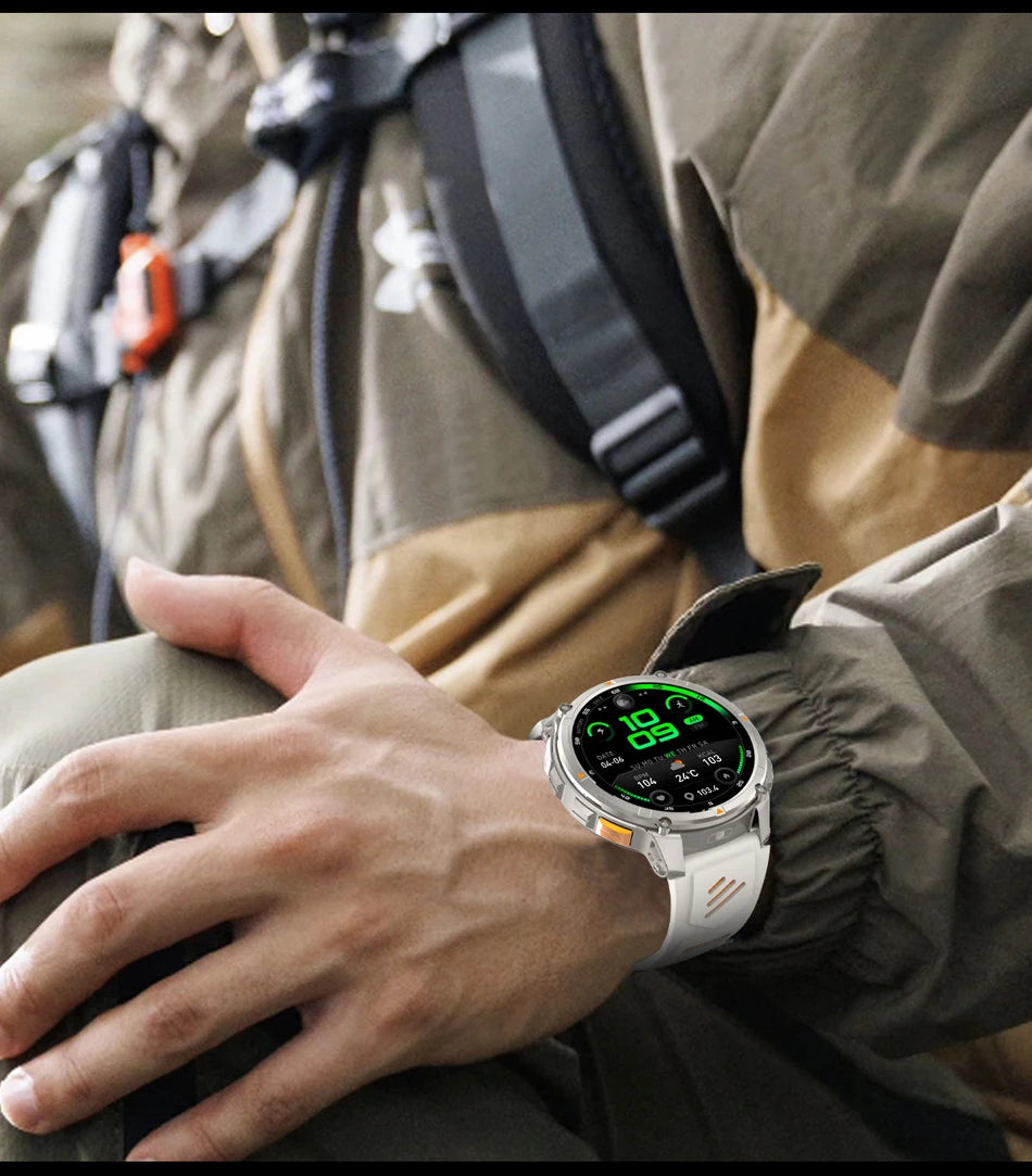 2026 New T-Rex3 Pro 1100mAh Battery Smart Watch GPS path 5ATM Waterproof Sports Run tracker Outdoors Compass Military Smartwatch NovaCart