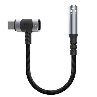 2-In-1 USB-C To 3.5mm Audio Adapter 100W PD Fast Charging Aux Mic Jack For Smartphone Tablet Pi-Mart