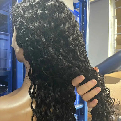 40 50 Inch HD 13x6 Deep Wave Lace Frontal Wigs Brazilian 13x4 Water Wave Curly Lace Front Human Hair Wigs For Women 300 Density NovaCart
