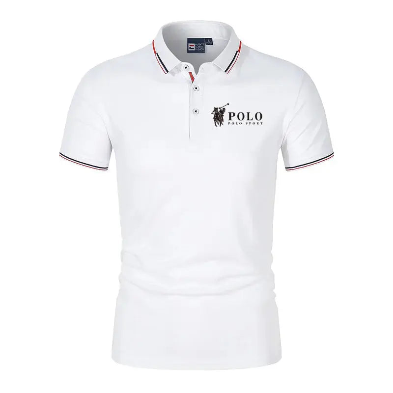 Men's premium summer polo shirt, quick drying, breathable, casual, business fashion, sports, short sleeved, men's clothing NovaCart