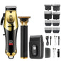 T9 Vintage Men's Electric Hair Clipper Beard Trimmer/Rechargeable Hair Cutting Machine With Nose Hair Trimmer Kit Boyfriend Gift NovaCart