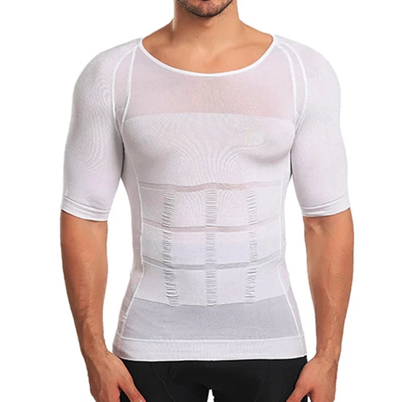 Tummy Control Girdle Men Slimming Body Shaper Compression Shirts Fitness Underwear Fat Burning Shapewear Abdominal Binder Corset NovaCart