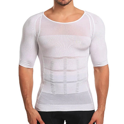 Tummy Control Girdle Men Slimming Body Shaper Compression Shirts Fitness Underwear Fat Burning Shapewear Abdominal Binder Corset NovaCart