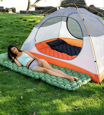 Inflatable Mattress Sleeping Pad Ultralight Camping Mat  Air Mattress Camp mat for Hiking Tent Travel Backpacker Pi-Mart