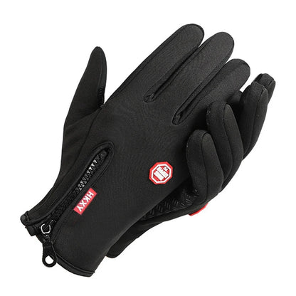 Winter Men's And Women's Warm Gloves, Waterproof And Skin Friendly Touch Screen, Suitable For Cycling And Skiing Pi-Mart