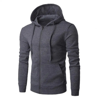 Autumn Men Sweatshirts Long Sleeve Jacket Hoodie Zipper Closure Jacket Male Hoodies Sweatshirt Slim Fit Male Clothing NovaCart