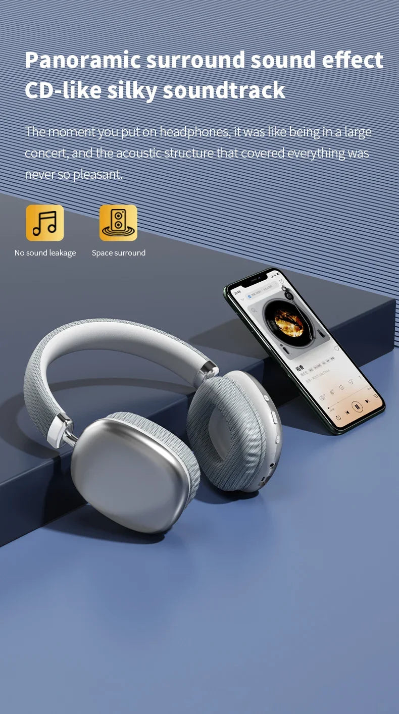 2025 NEW Air Max Bluetooth Headphones Earphone Wireless Headsets Stereo Surround Gaming Earbuds For Iphone Xiaomi Samsung Phone NovaCart
