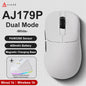 AJAZZ AJ179 PRO PAW3395 Lightweight Wired Wireless Mouse with Magnetic Charging Base Ergonomic Macro Gaming Mouse for PC Laptop Pi-Mart