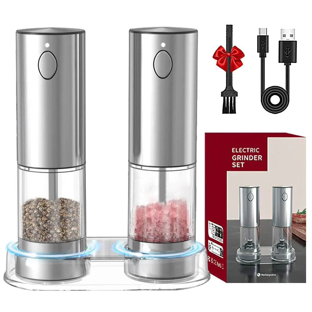 Rechargeable Electric Pepper Grinder – Adjustable Spice Mill SmartPursue™